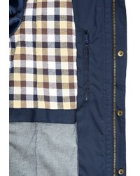 dunkelblaue Daunenjacke von Solid