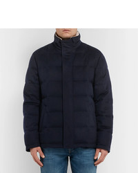 dunkelblaue Daunenjacke von Loro Piana