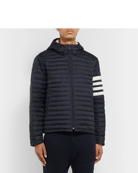 dunkelblaue Daunenjacke von Thom Browne