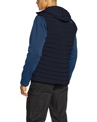 dunkelblaue Daunenjacke von The North Face