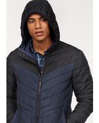 dunkelblaue Daunenjacke von Tom Tailor Denim