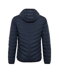 dunkelblaue Daunenjacke von Tom Tailor Denim