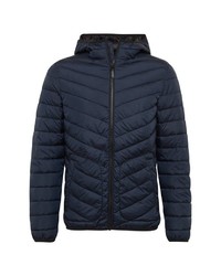 dunkelblaue Daunenjacke von Tom Tailor Denim