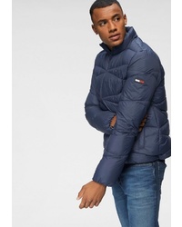 dunkelblaue Daunenjacke von Tommy Jeans