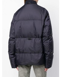 dunkelblaue Daunenjacke von Jil Sander