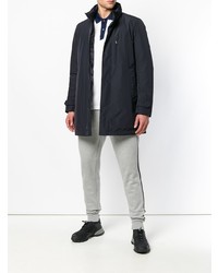 dunkelblaue Daunenjacke von Moncler