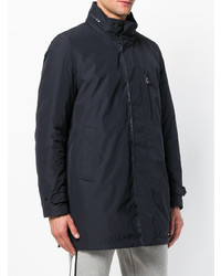 dunkelblaue Daunenjacke von Moncler