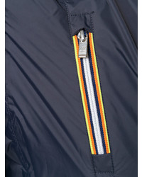 dunkelblaue Daunenjacke von K-Way