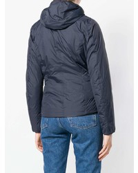 dunkelblaue Daunenjacke von K-Way