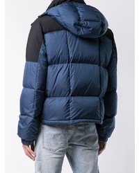 dunkelblaue Daunenjacke von Off-White