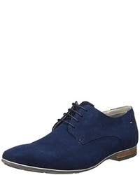 dunkelblaue Derby Schuhe von Belmondo