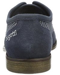 dunkelblaue Derby Schuhe von Bugatti