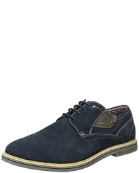 dunkelblaue Derby Schuhe von Bugatti