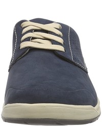 dunkelblaue Derby Schuhe von Clarks