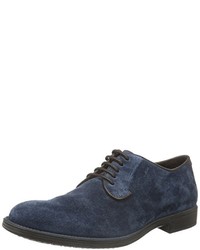 dunkelblaue Derby Schuhe von Geox