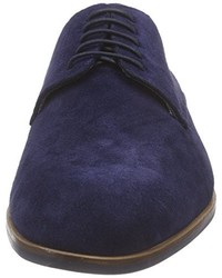 dunkelblaue Derby Schuhe von Hugo