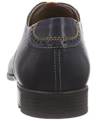 dunkelblaue Derby Schuhe von Lloyd