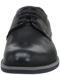 dunkelblaue Derby Schuhe von Lloyd