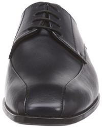 dunkelblaue Derby Schuhe von Manz