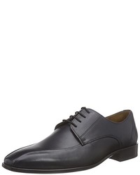 dunkelblaue Derby Schuhe von Manz