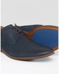 dunkelblaue Derby Schuhe von Aldo