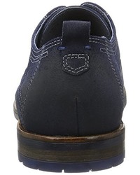 dunkelblaue Derby Schuhe von Sioux