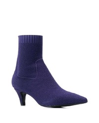 dunkelblaue elastische Stiefeletten von Ash