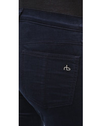 dunkelblaue enge Hose aus Samt von Rag & Bone