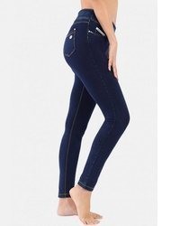 dunkelblaue enge Hose von Freddy