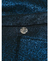 dunkelblaue enge Hose von Versace Collection