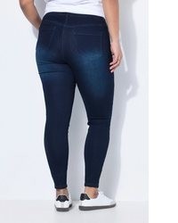 dunkelblaue enge Hose von Studio Untold