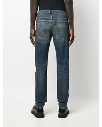 dunkelblaue enge Jeans von Diesel