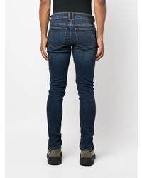 dunkelblaue enge Jeans von Diesel