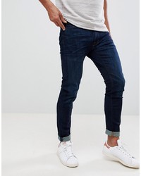 dunkelblaue enge Jeans von Abercrombie & Fitch