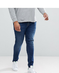 dunkelblaue enge Jeans von ASOS DESIGN