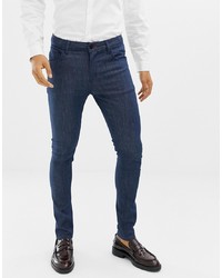 dunkelblaue enge Jeans von ASOS DESIGN