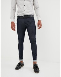 dunkelblaue enge Jeans von ASOS DESIGN