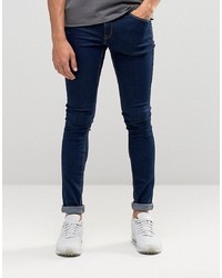 dunkelblaue enge Jeans von ASOS DESIGN