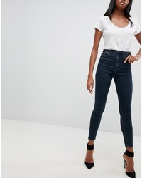 dunkelblaue enge Jeans von ASOS DESIGN