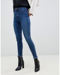 dunkelblaue enge Jeans von ASOS DESIGN