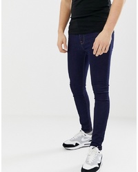 dunkelblaue enge Jeans von ASOS DESIGN