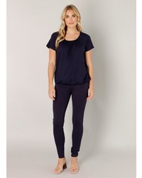 dunkelblaue enge Jeans von Base Level
