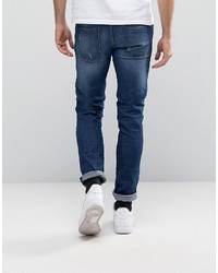 dunkelblaue enge Jeans von Blend of America