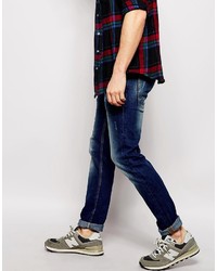 dunkelblaue enge Jeans von Blend of America