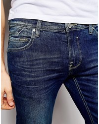 dunkelblaue enge Jeans von Blend of America