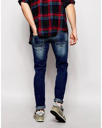 dunkelblaue enge Jeans von Blend of America