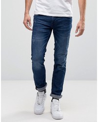 dunkelblaue enge Jeans von Blend of America