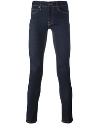 dunkelblaue enge Jeans von BLK DNM