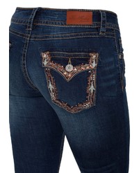 dunkelblaue enge Jeans von BLUE MONKEY