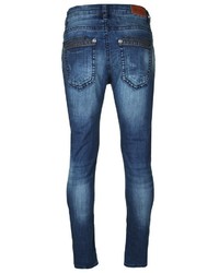 dunkelblaue enge Jeans von BLUE MONKEY